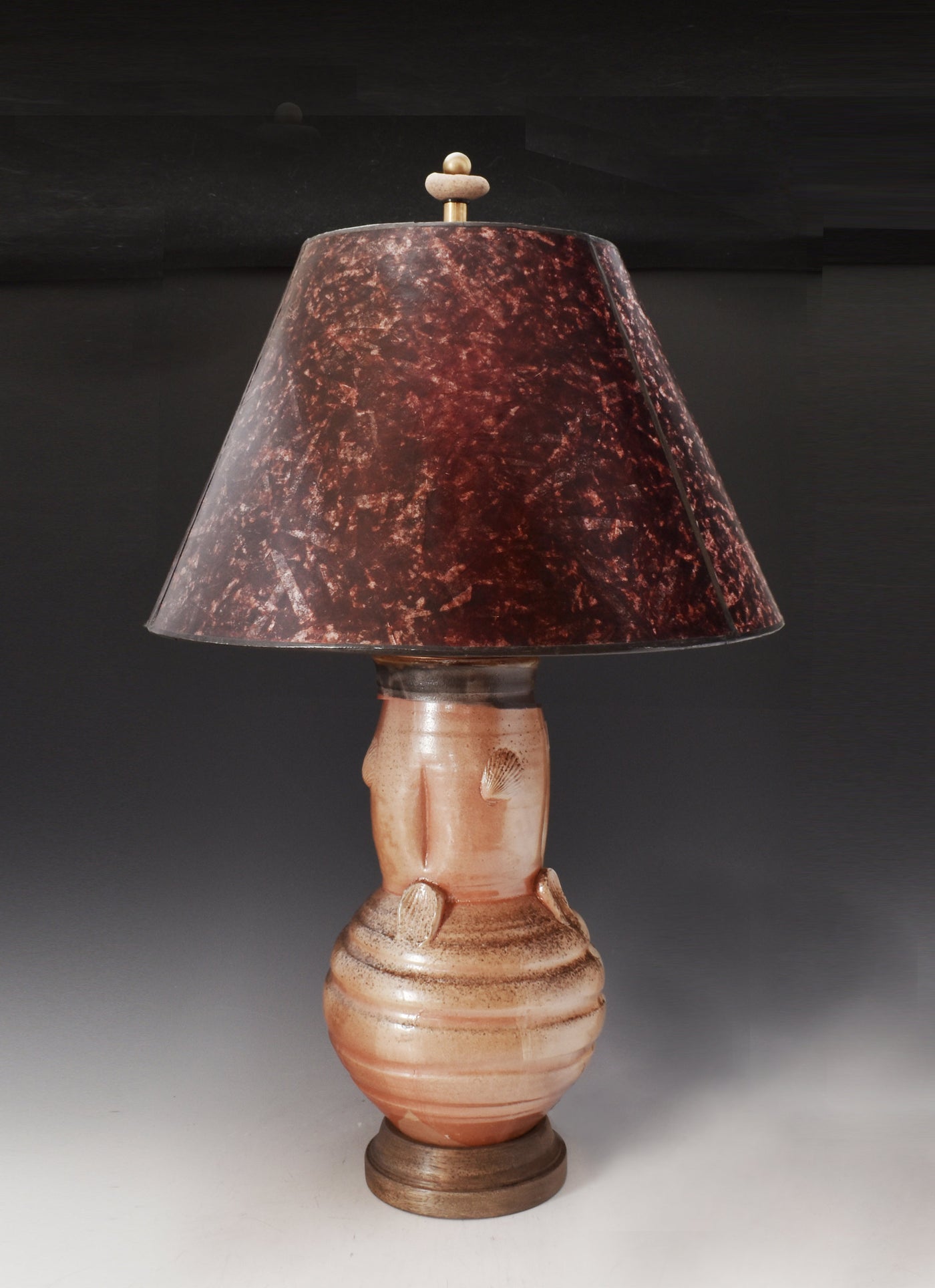 Handmade, Wheel Thrown Stoneware Lamp 56
