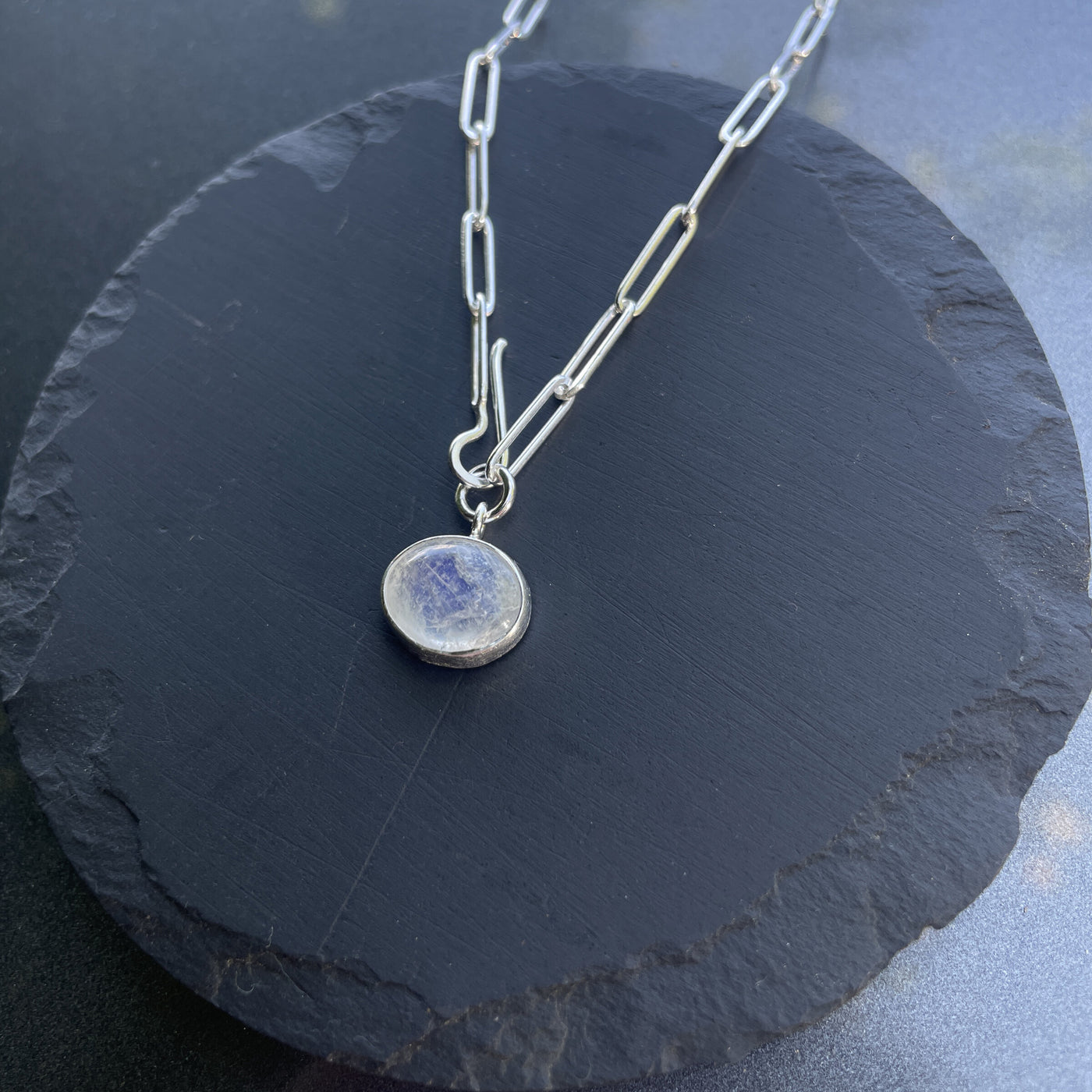 Rainbow Moonstone Lariat