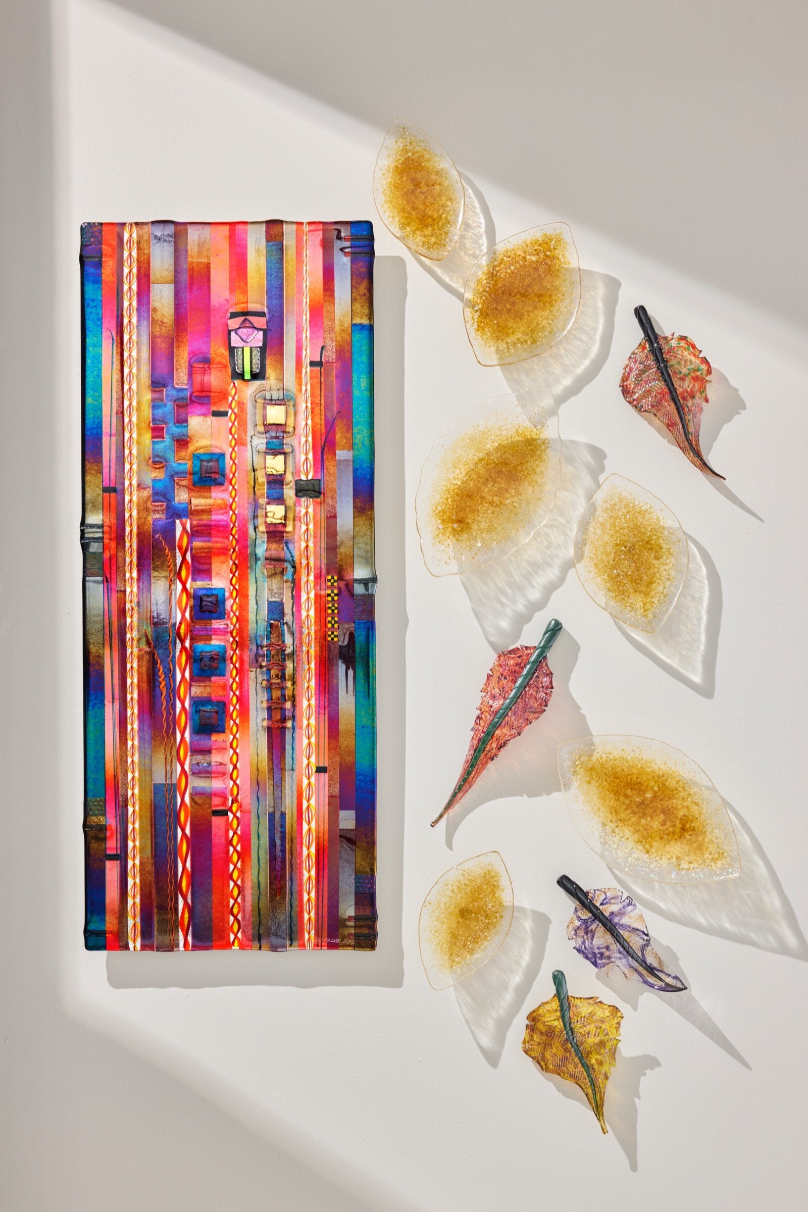 Sunset Coral Wall Panel