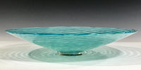 Aqua Blue Vortex Bowl