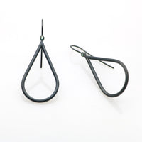 Sapphire Loop Earrings