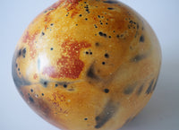 Sunflare Moon Porcelain Raku Jar