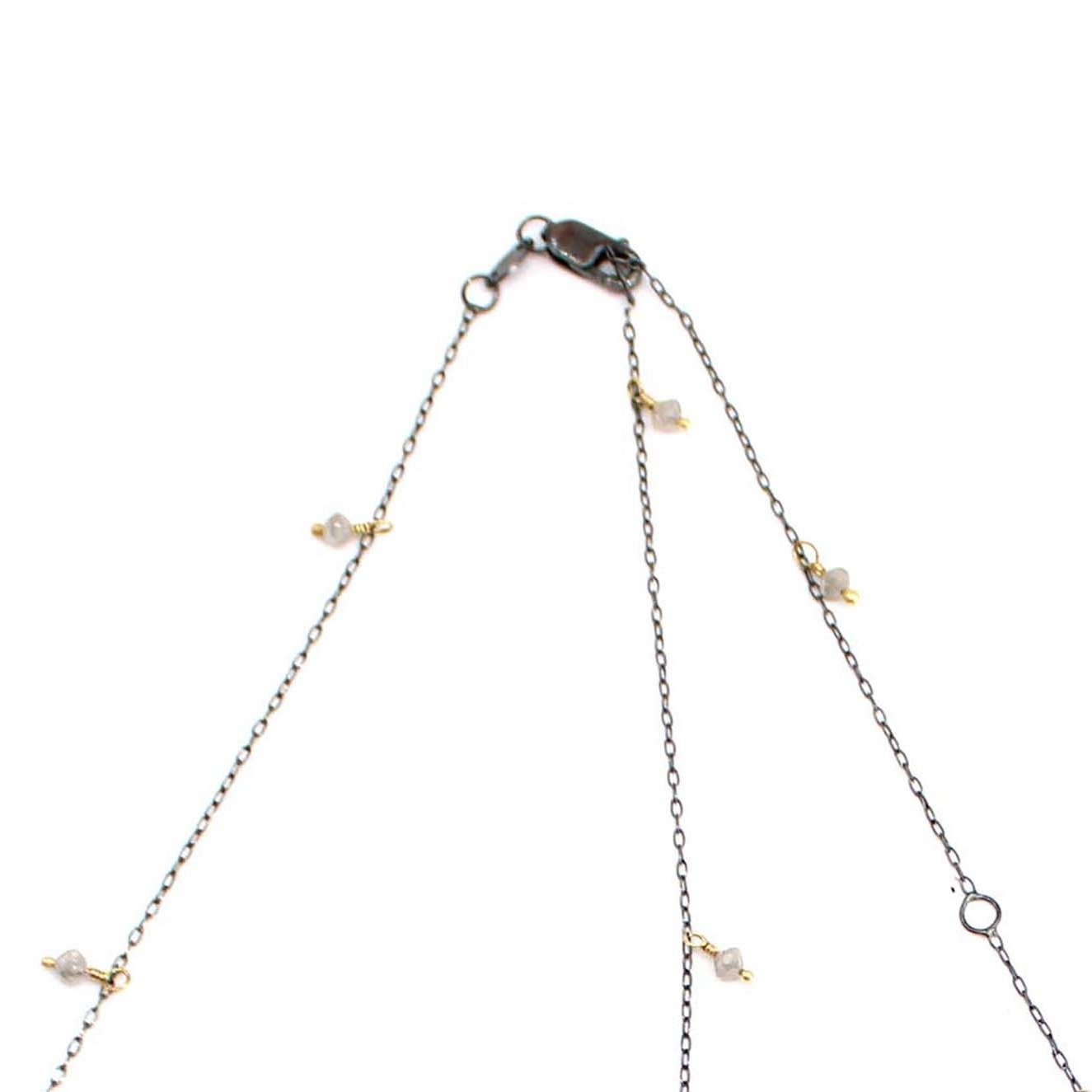 Dangly Diamond Chain Necklace