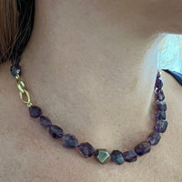 Elestial Amethyst Candy Necklace