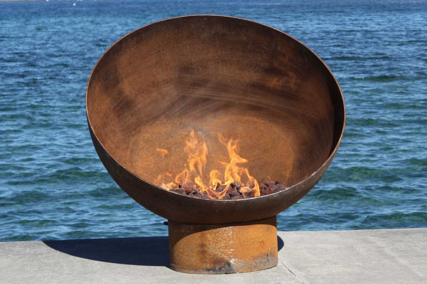 Meridian Sculptural Fire Pit