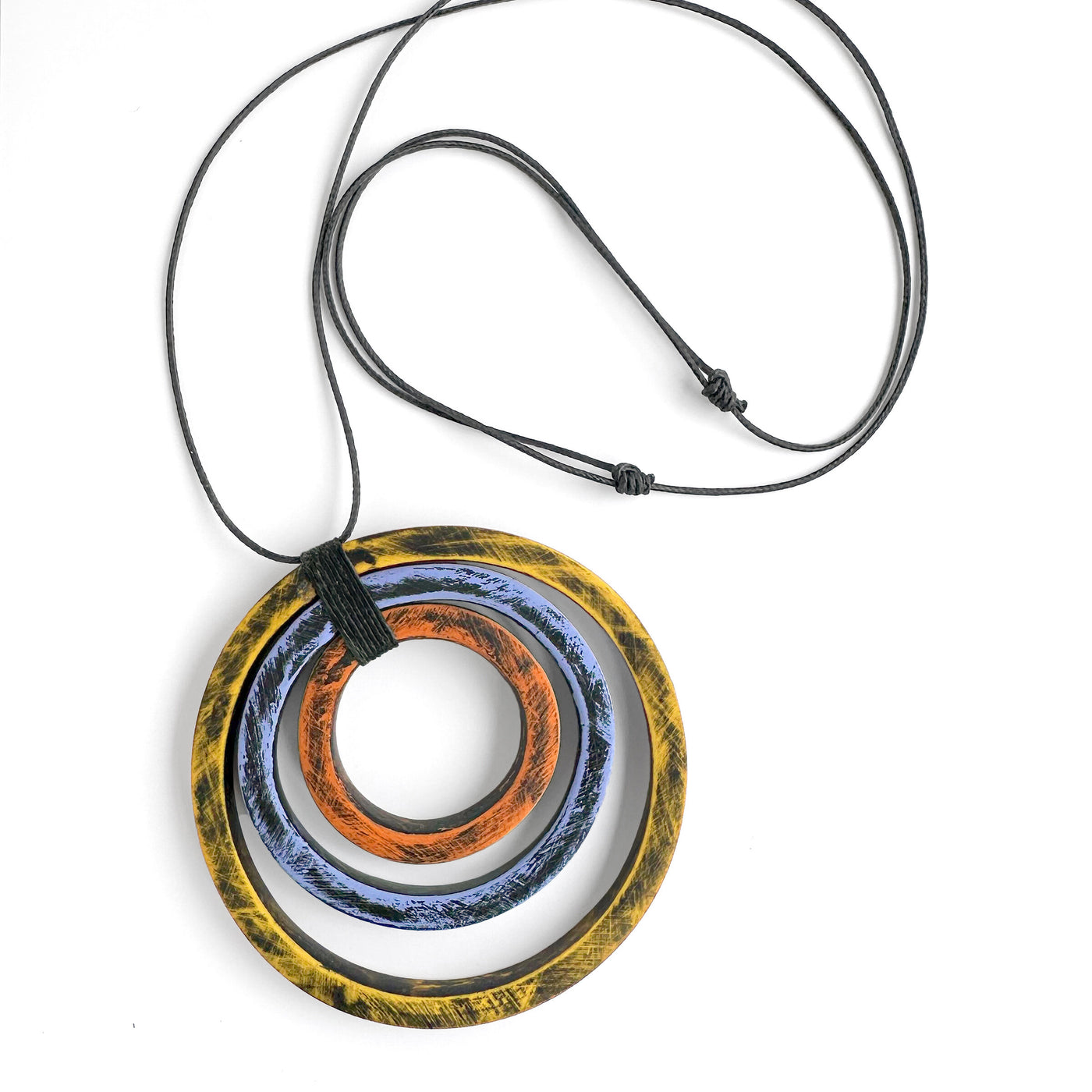 Yellow, Periwinkle & Orange