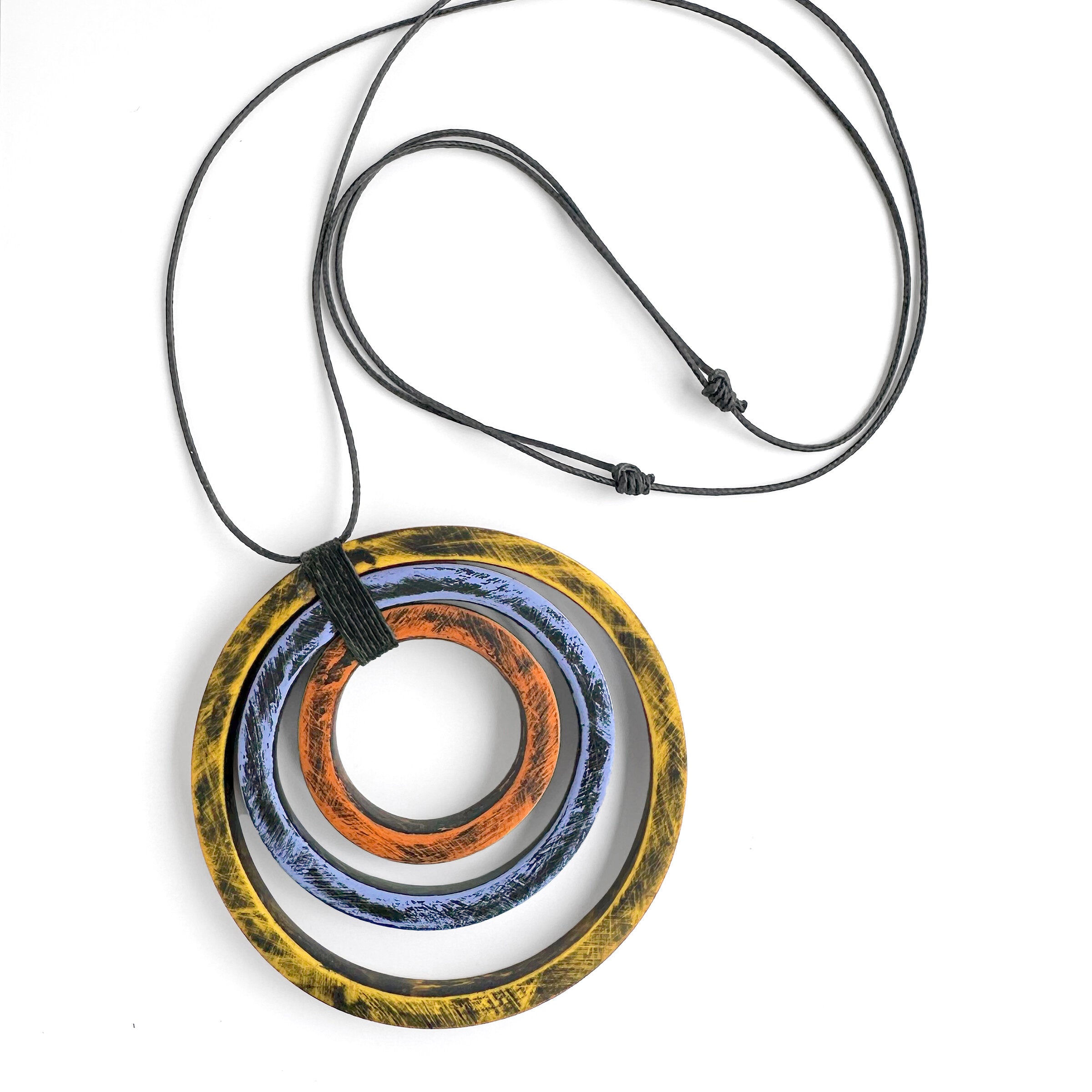 Yellow, Periwinkle & Orange