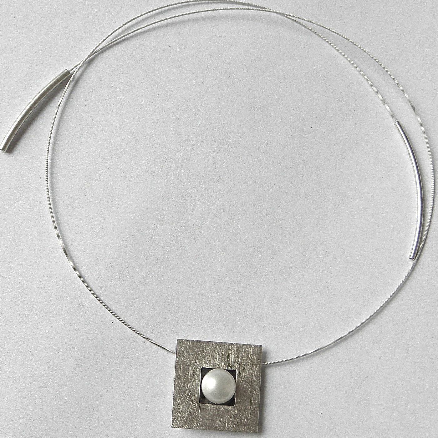Square Pearl Pendant