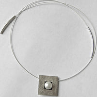 Square Pearl Pendant