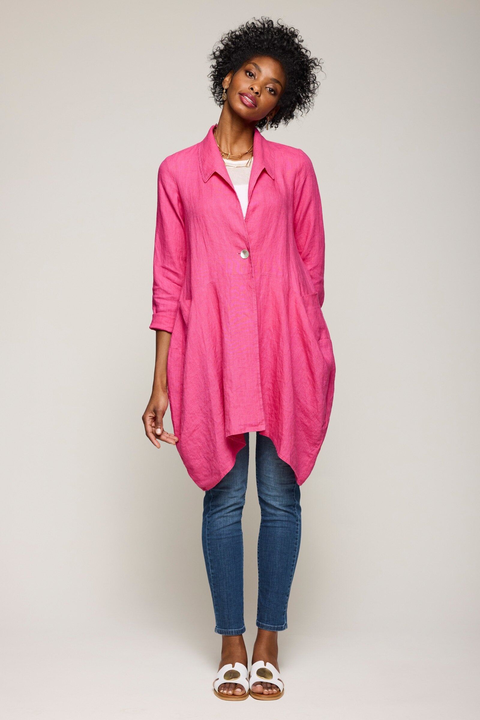 Linen Bubble Jacket
