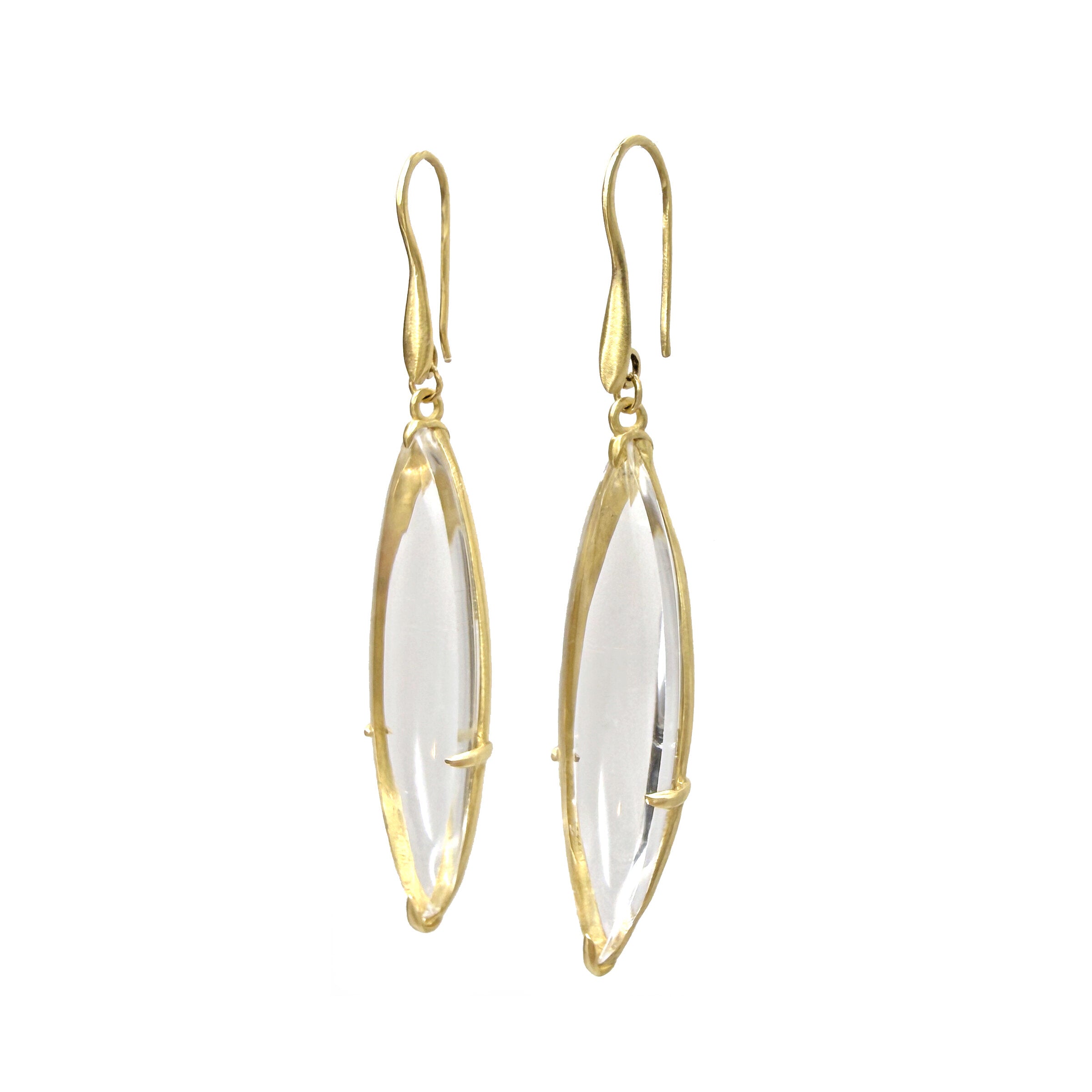 Mirror Marquise Earrings