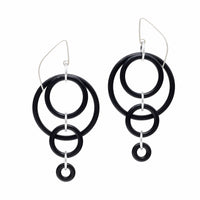 silver-toned jump rings
