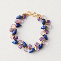 Lapis & Amethyst Signature Bracelet