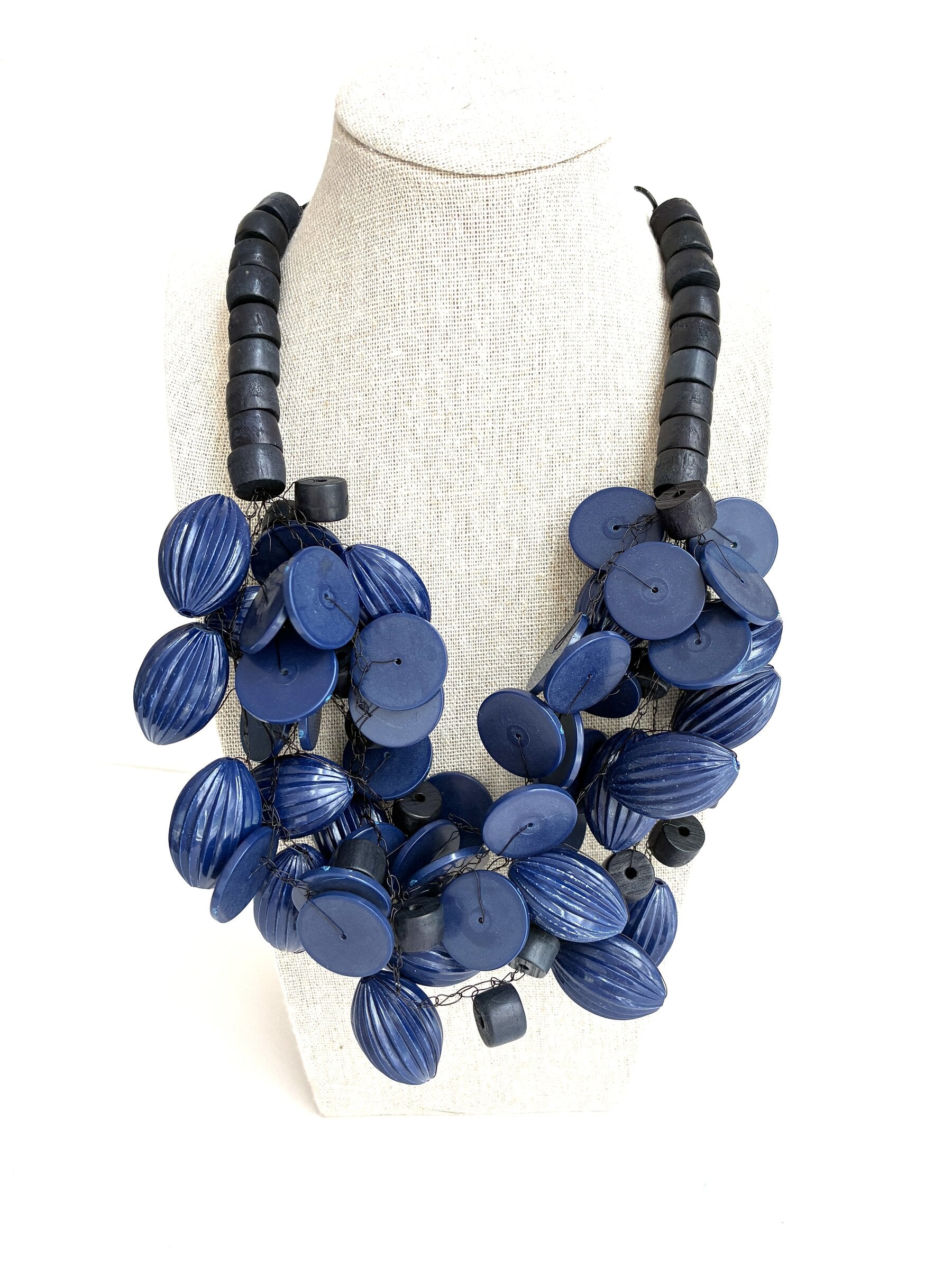 Chunky Blue Necklace