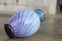 Clamshell Blue Vase