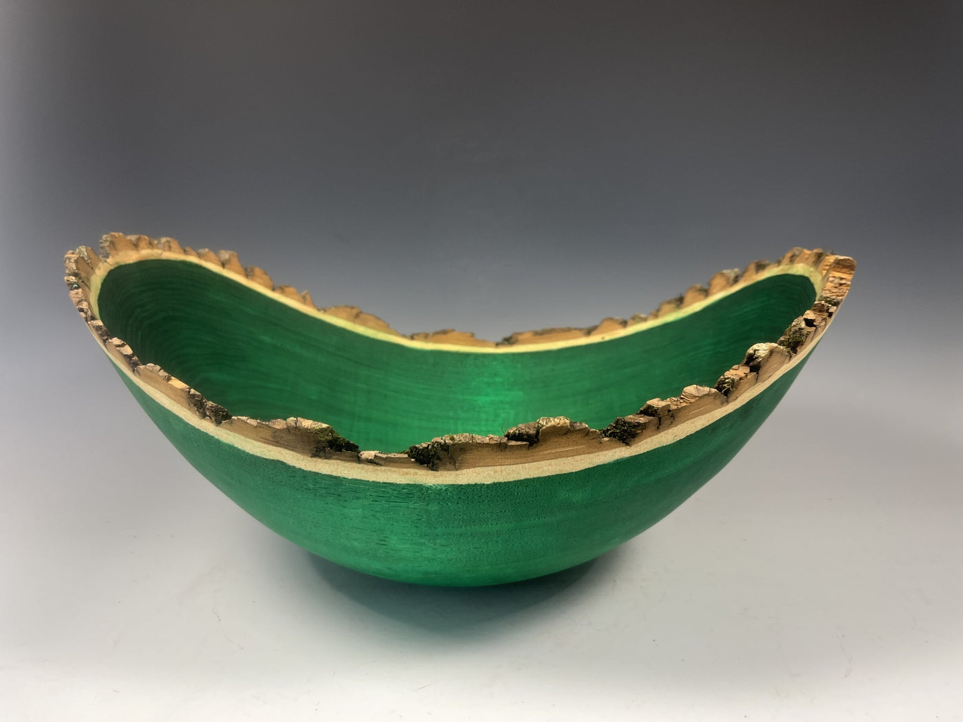 Natural Edge White Ash Bowl (Dyed)