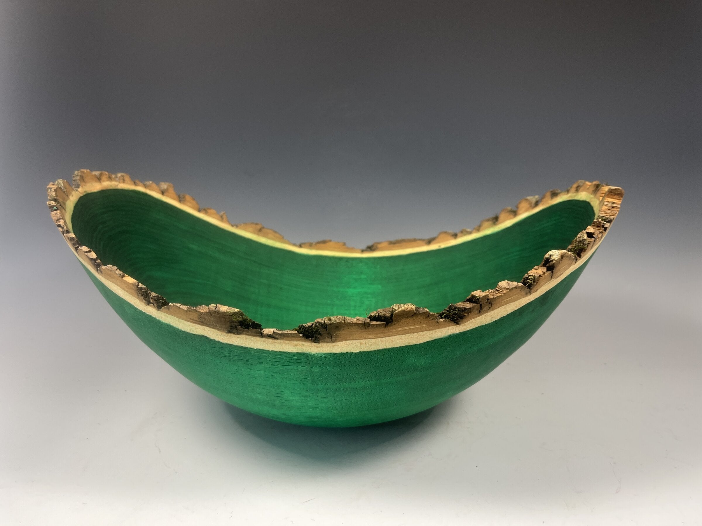 Natural Edge White Ash Bowl (Dyed)