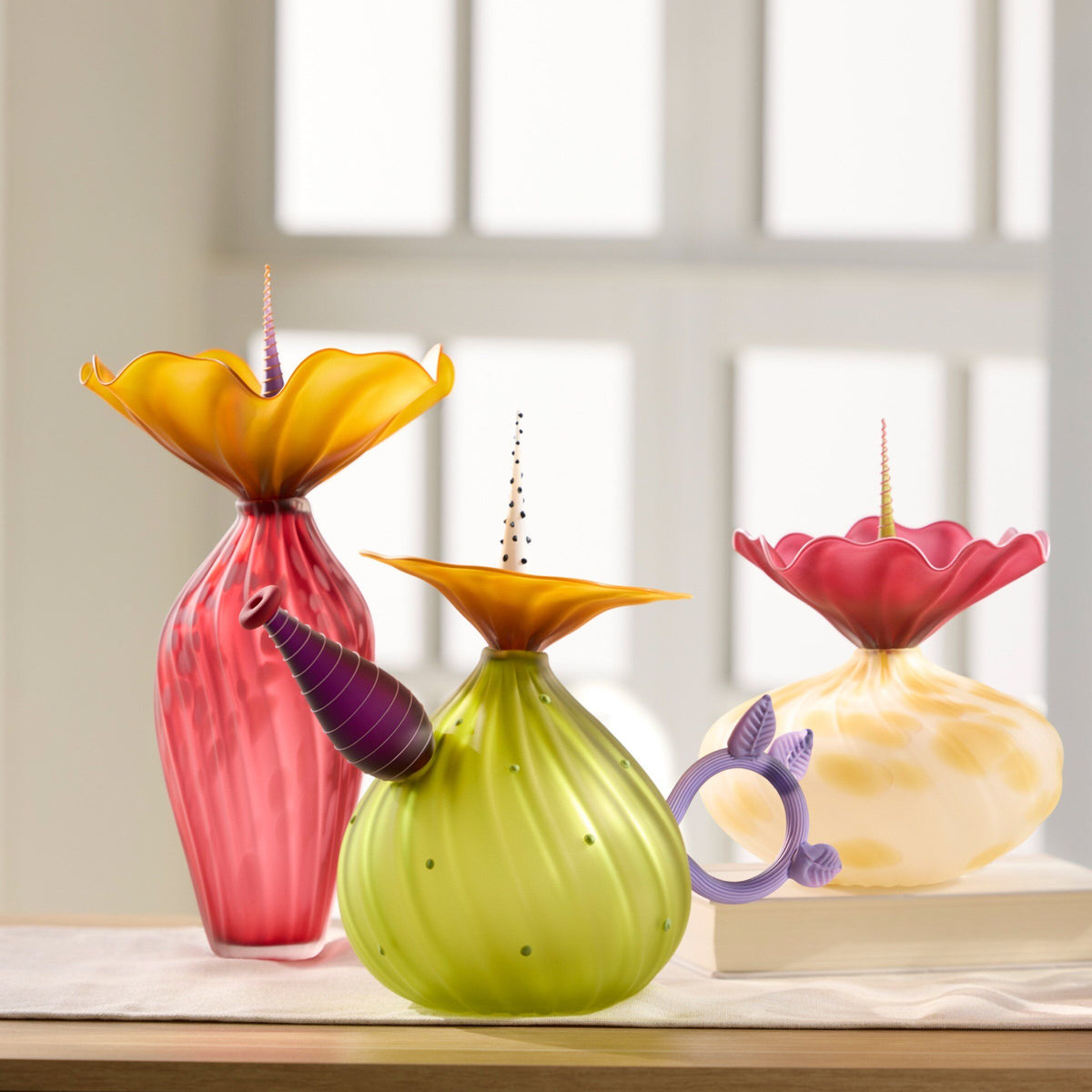 Garden Variety Teapot in Olive