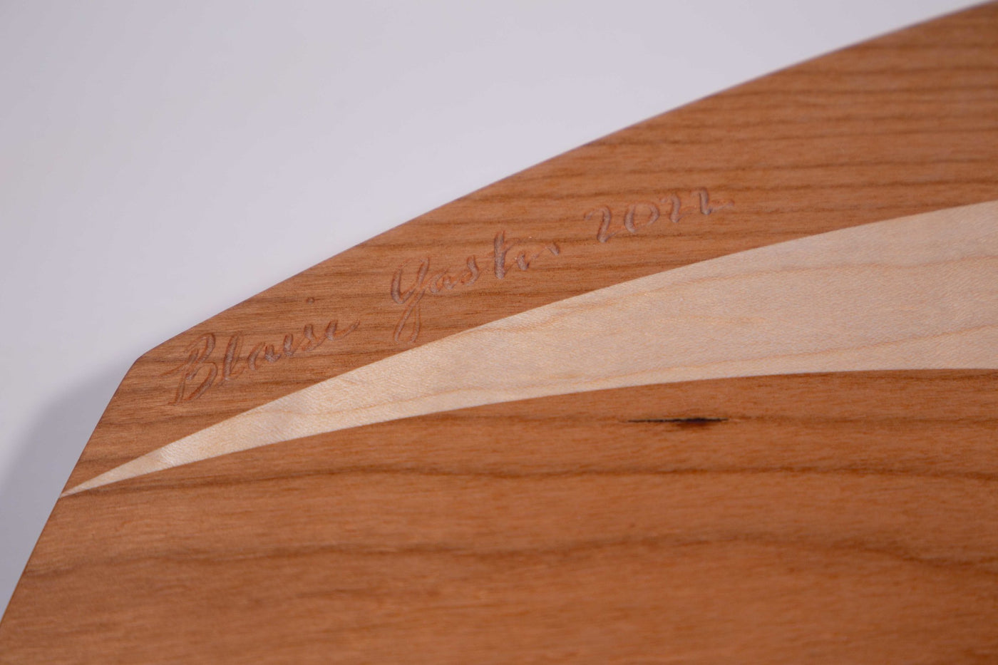 Cherry with Maple Inset
