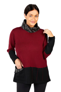 Raspberry/Black