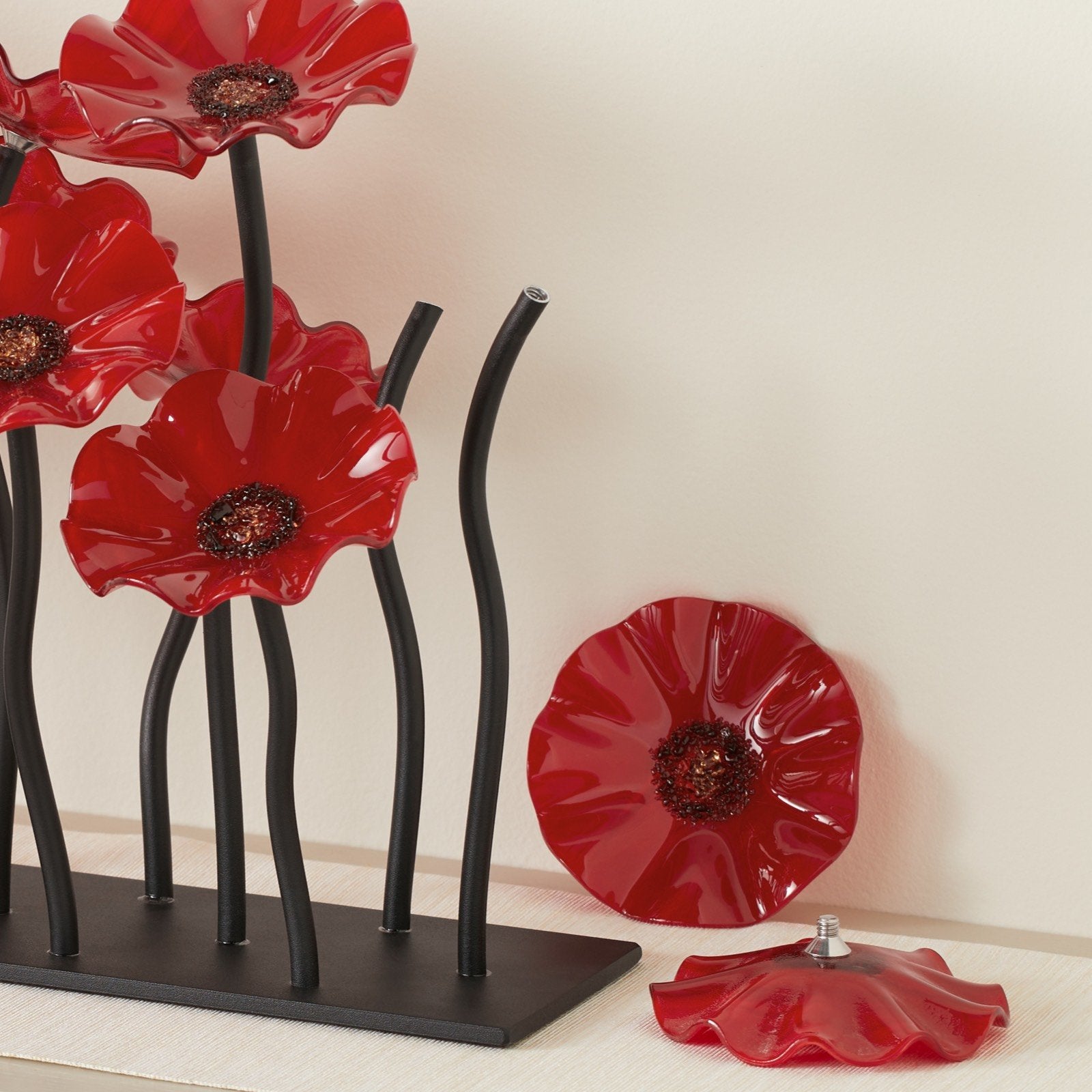 Red Garden Centerpiece