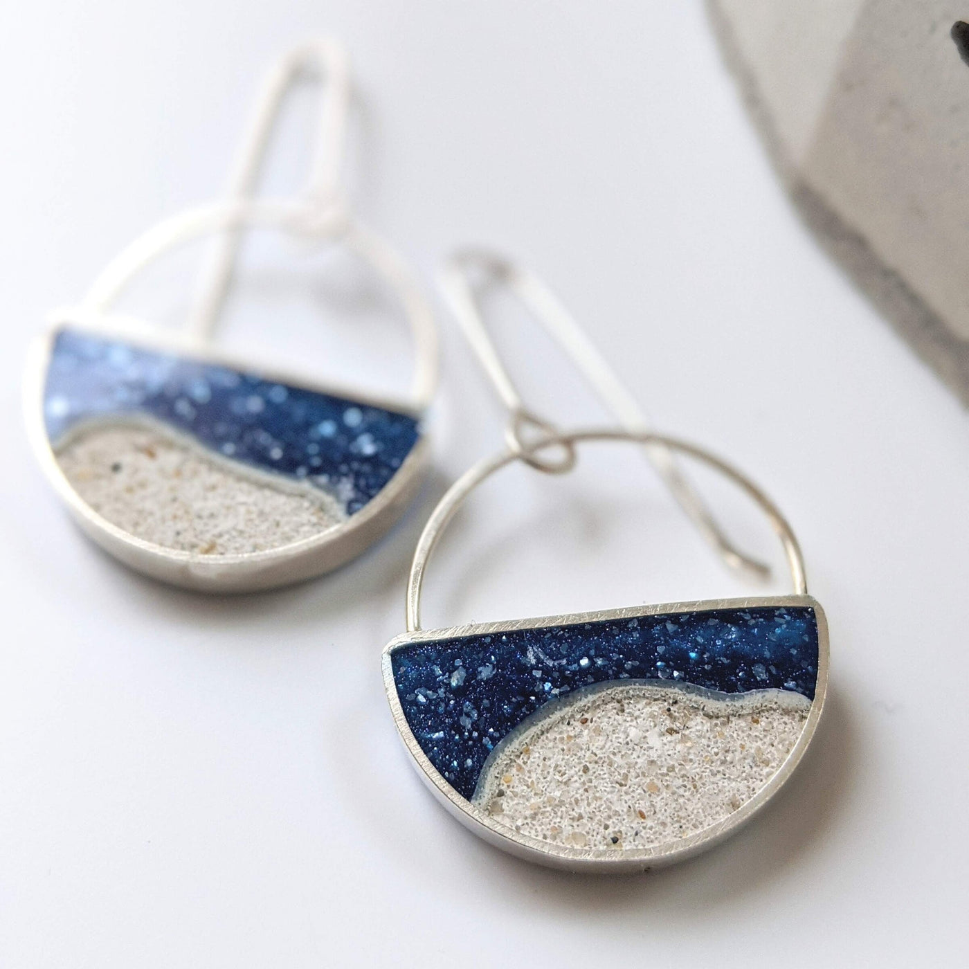 Midnight At the Beach Earrings