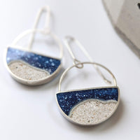 Midnight At the Beach Earrings