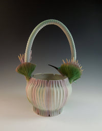 Hummingbird Waterlily Basket