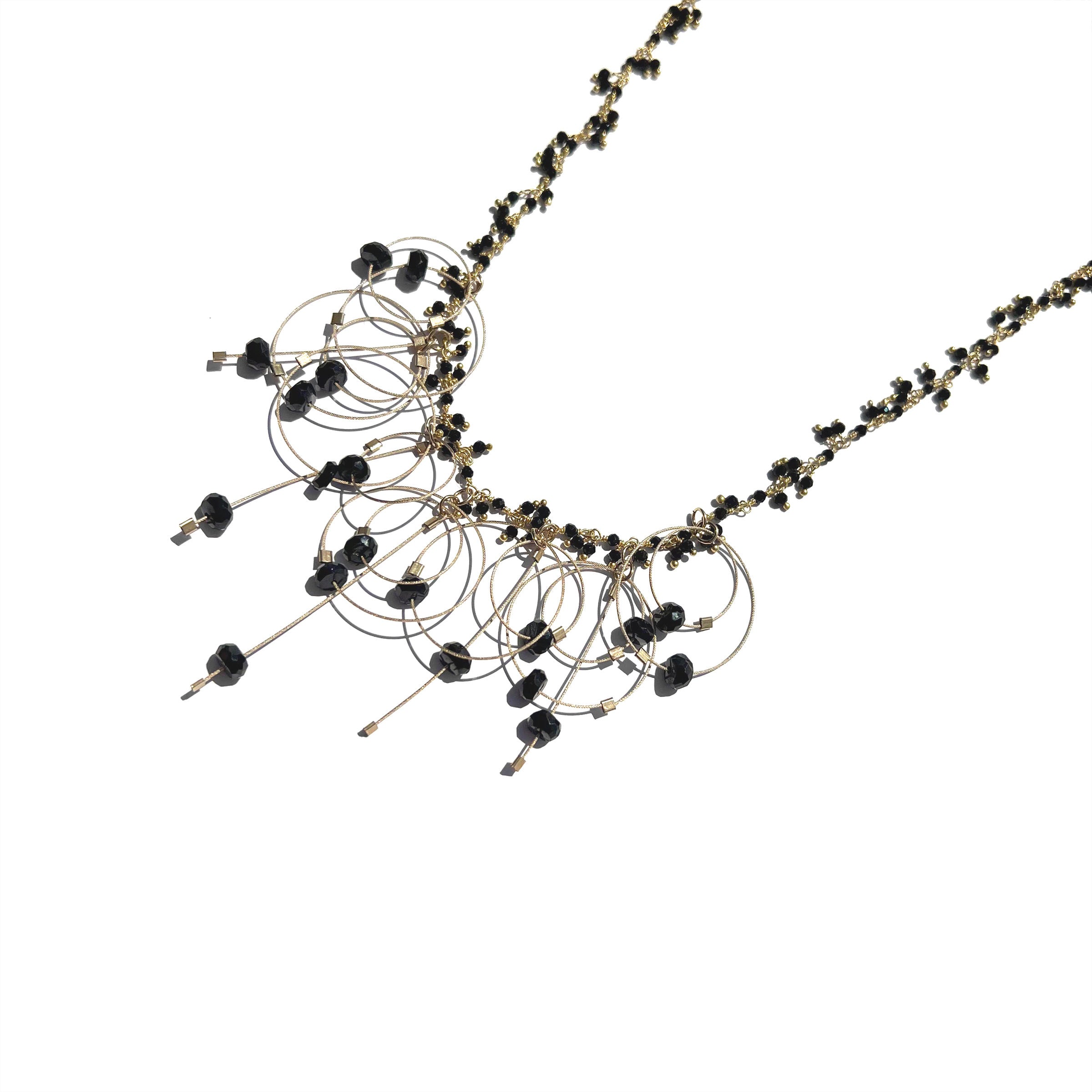 Spinel & Gold Cable