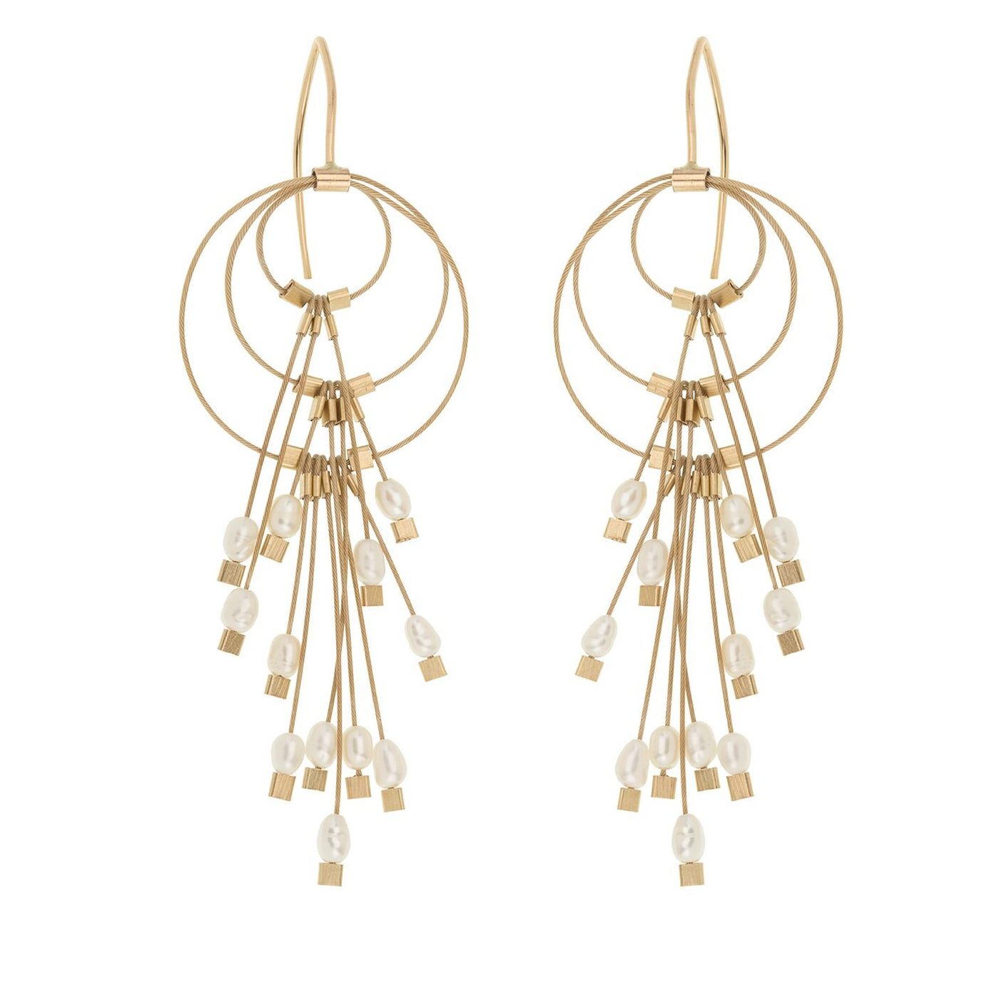 White Pearl, Gold Cable & Gold Details