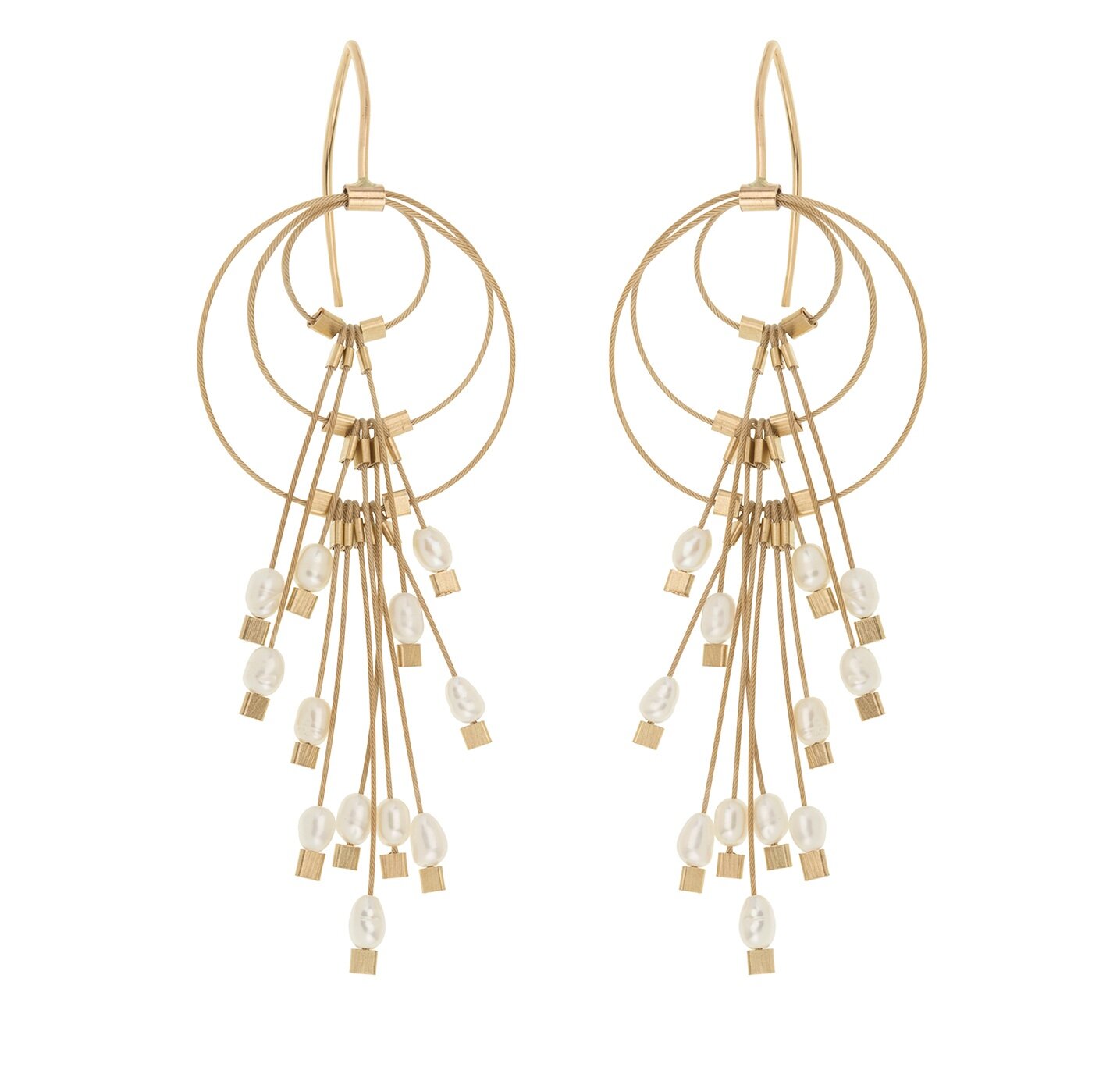 White Pearl, Gold Cable & Gold Details