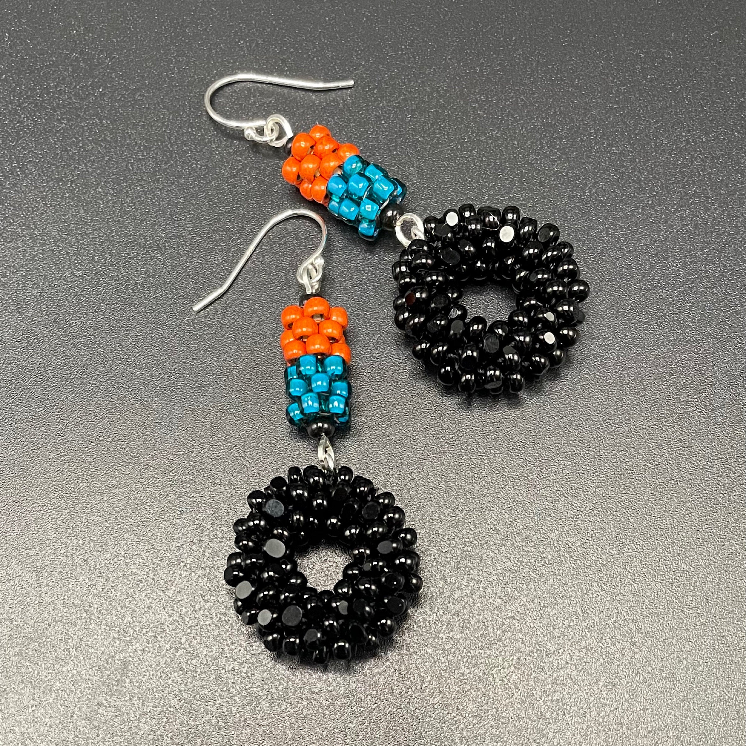 Crochet Circle Earrings