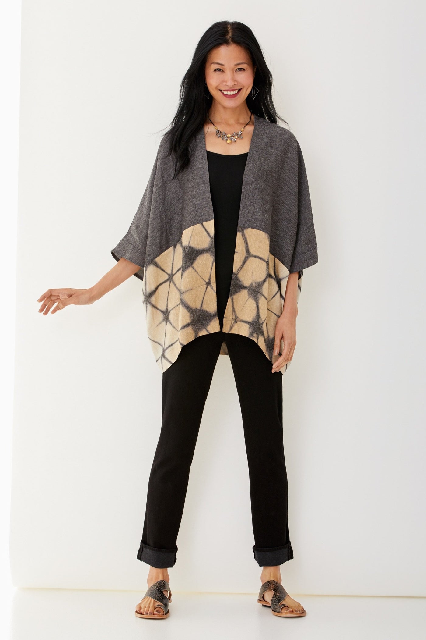 shown with the runaround sue jeans by parker smith and the ionna slide by cydwoq