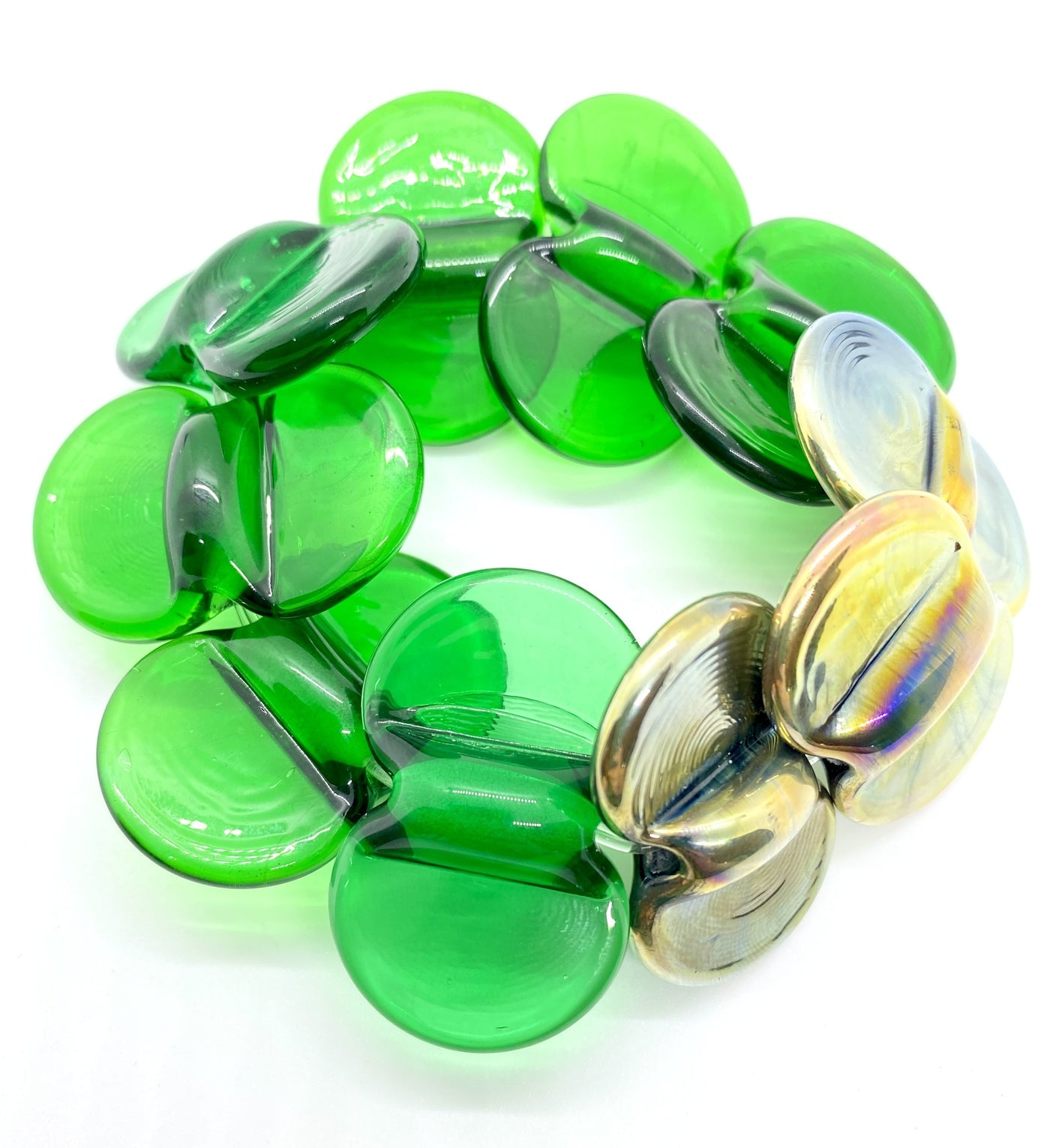 Transparent Emerald Green