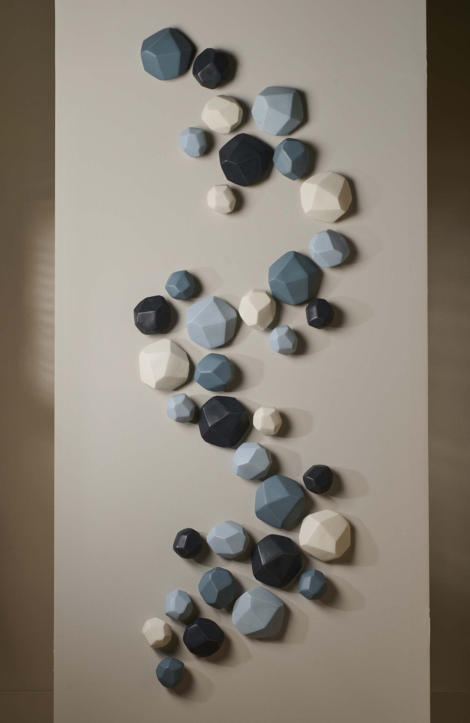 Geometric Wall Stones, Set of 36