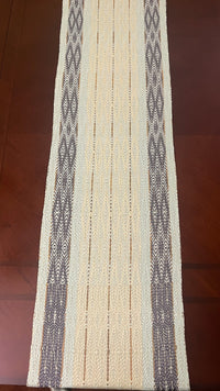 Handwoven Mist Bamboo Table Runner