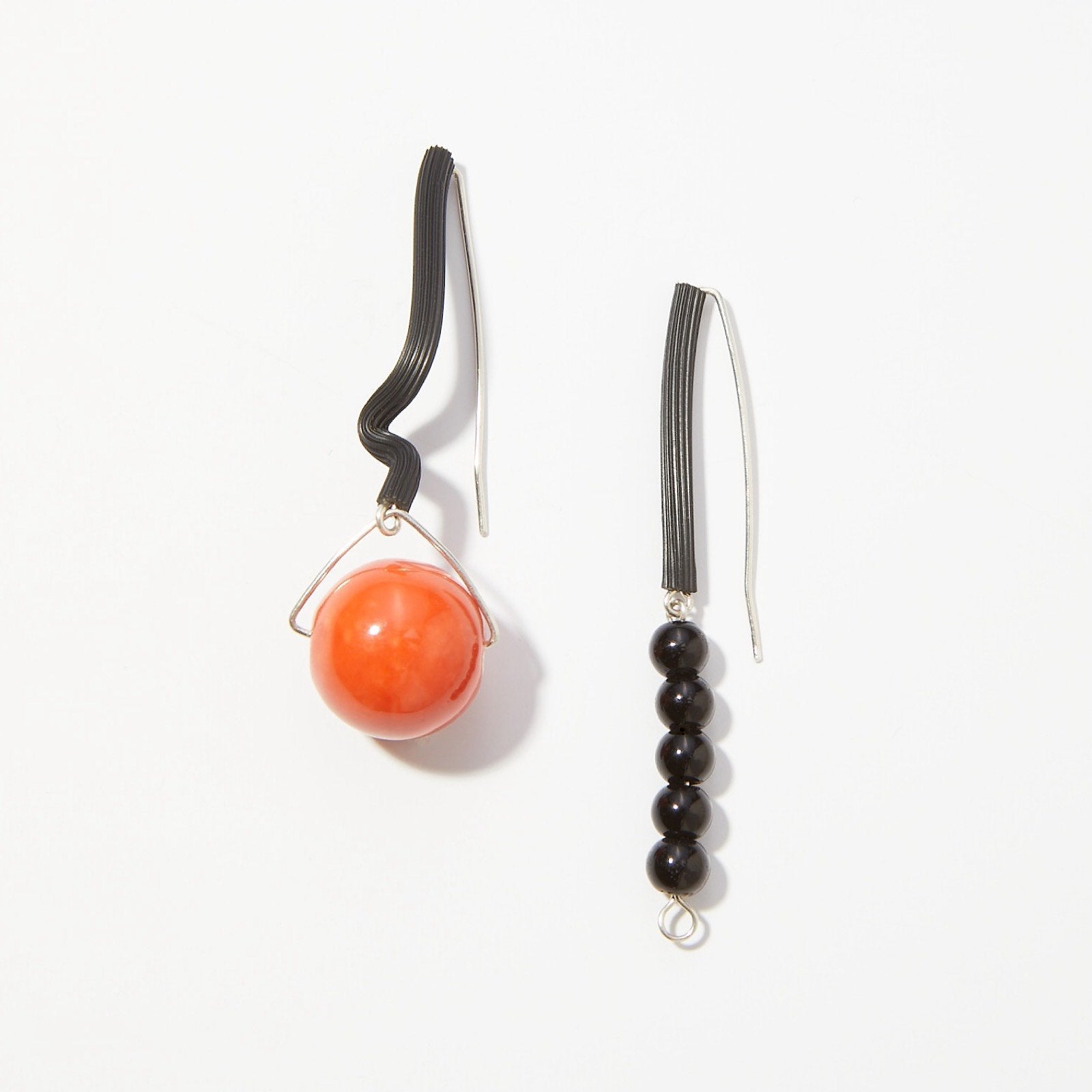 Playful Persimmon Earrings