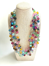 Colorful Glass Orbs Necklace