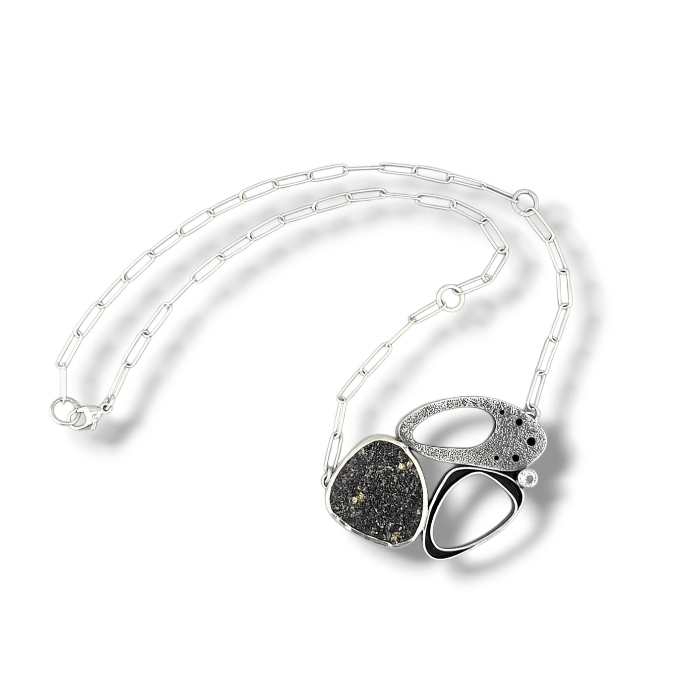 Triple Organic Hollow Pendant