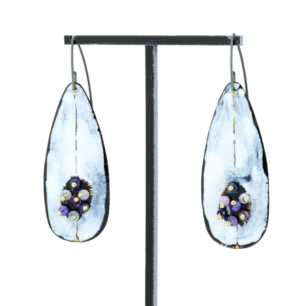 Purple Gem Astra Earrings