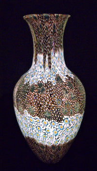 Deep Purple Broadband Murrini Vase
