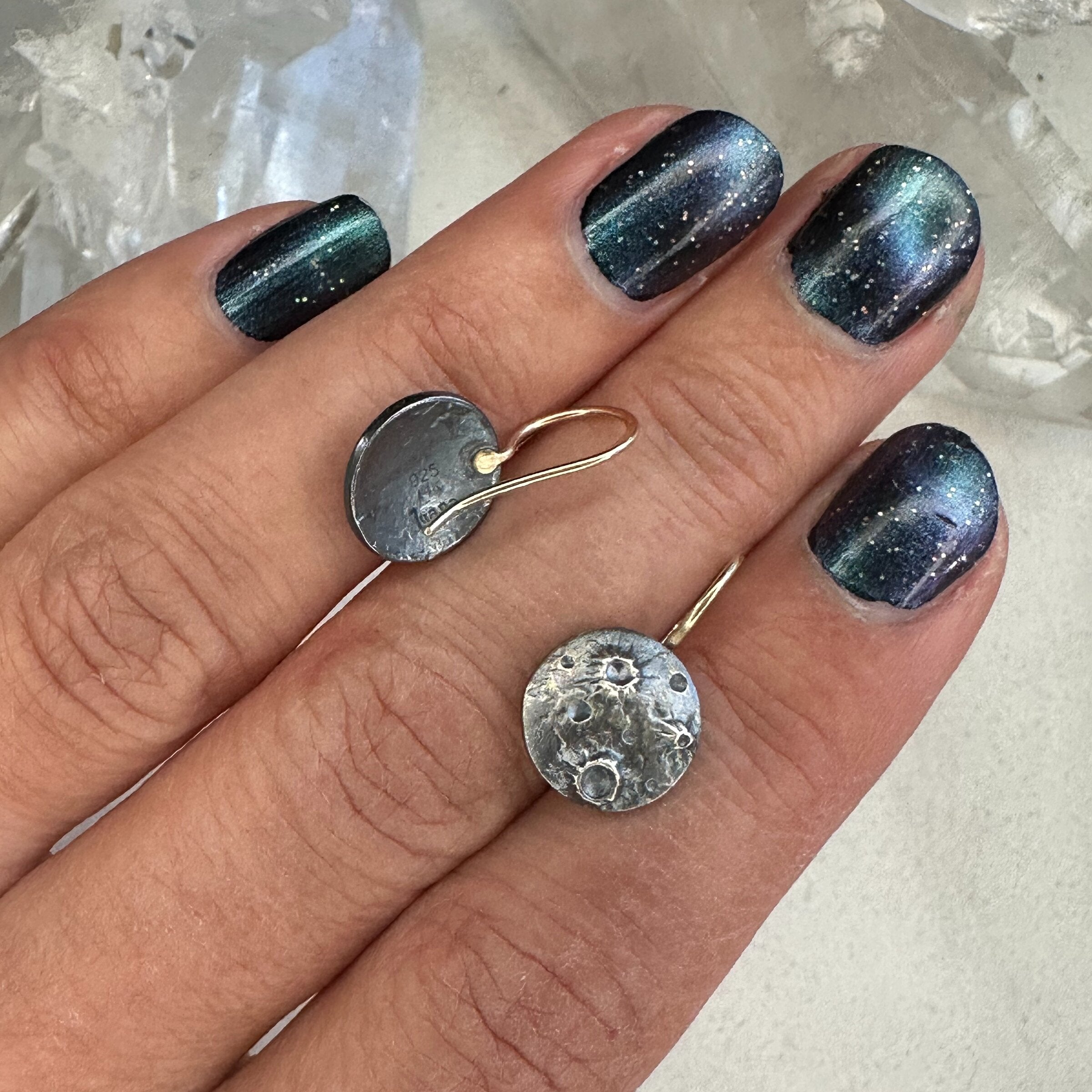 Full Moon Dangles Earrings