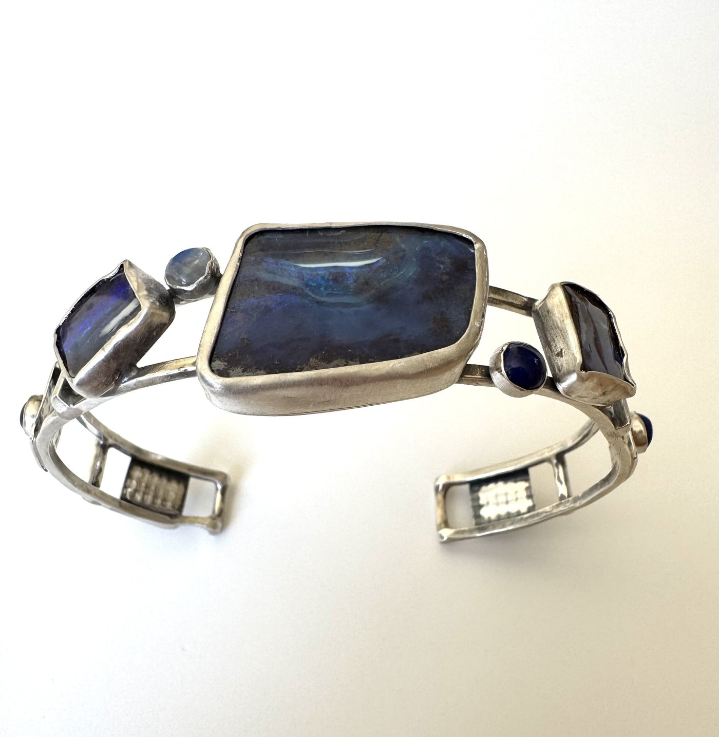 Boulder Opal and multi stone bracelet