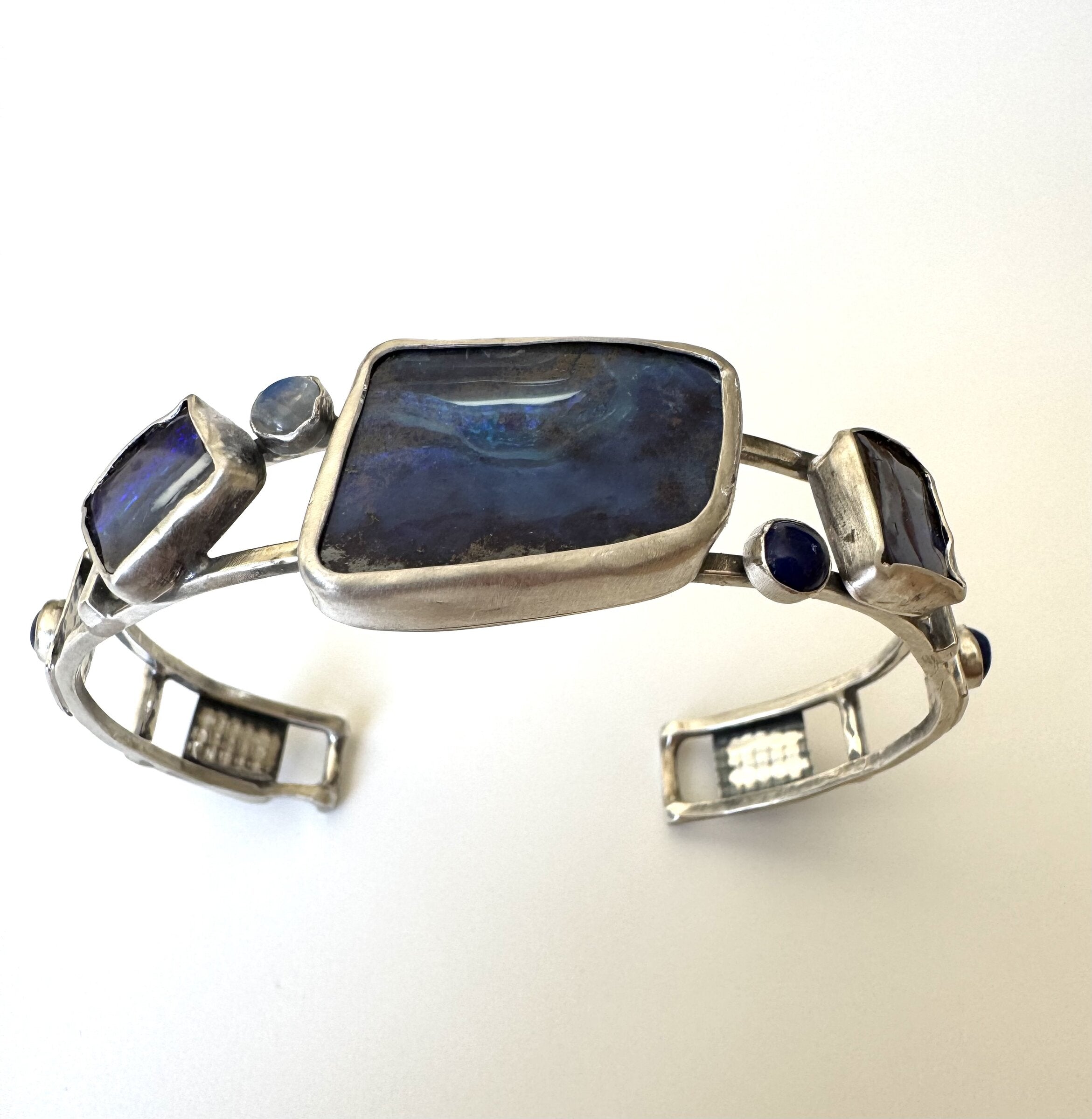 Boulder Opal and multi stone bracelet