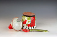 Poppy Jar with Spoon