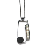 Blackened silver