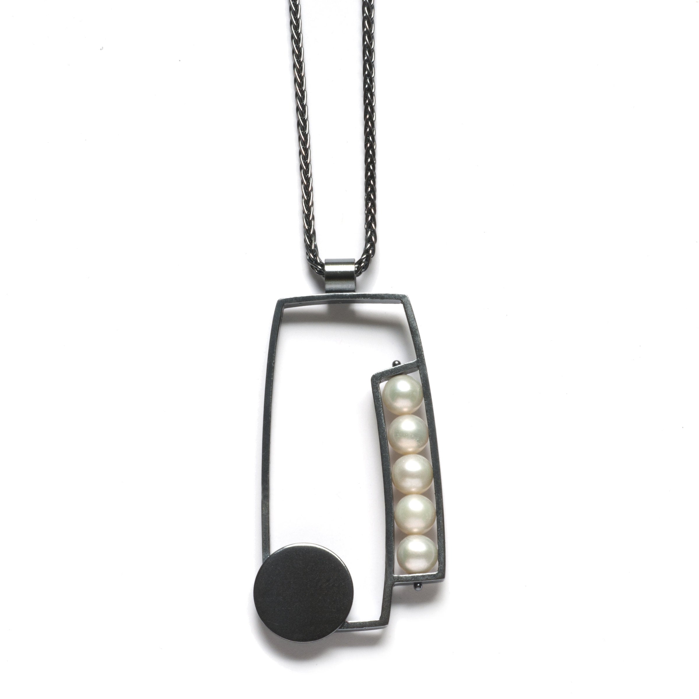 Blackened silver