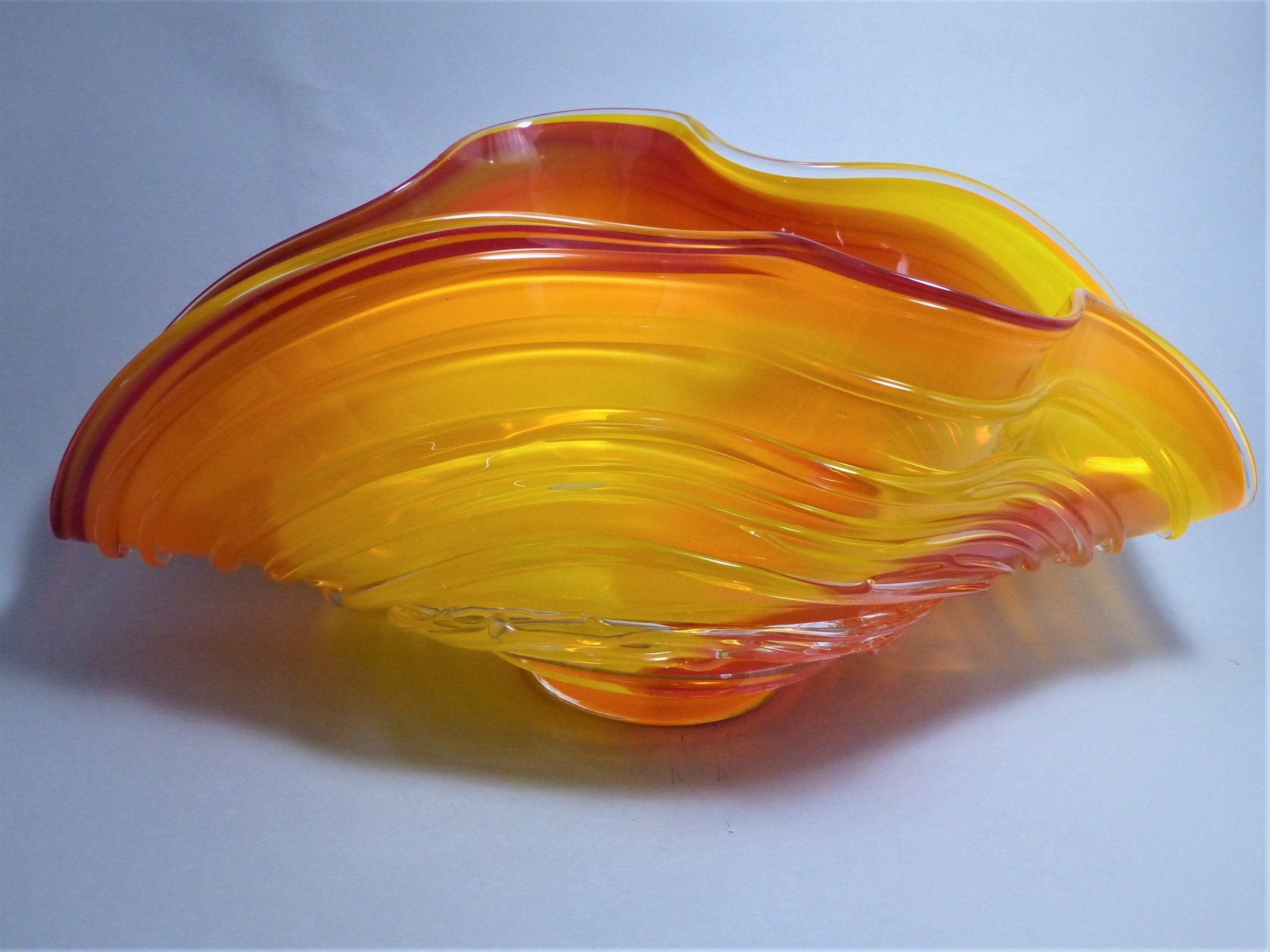 Sunset Folded Bowl