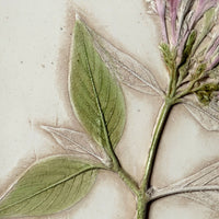 Pink Garden Pentas Flowers Tile