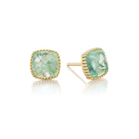 Mint Beryl Sugarloaf Earrings